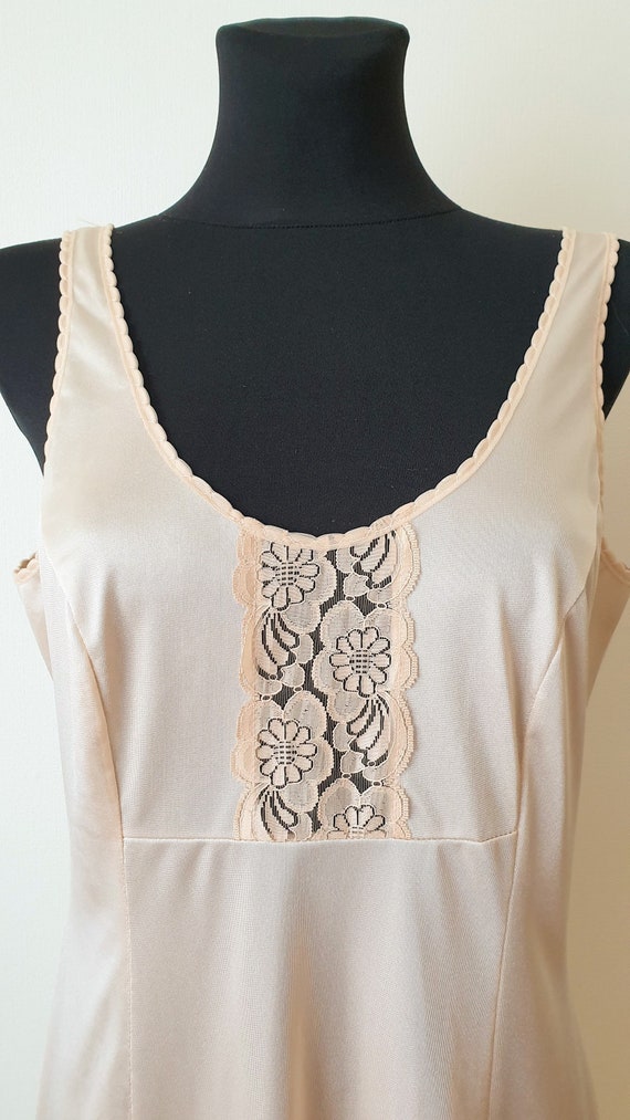 Vintage Lingerie Underwear Dress Cream Colour, Sl… - image 2