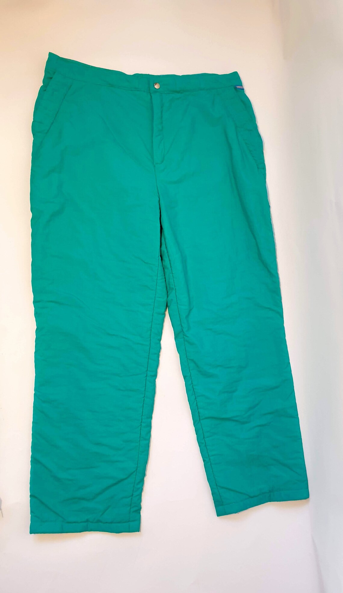 Green Ski Pants Vintage Snow Trousers Unisex Snowboard Etsy