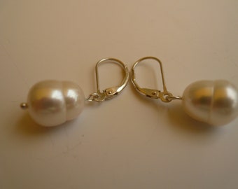 Pearl earrings