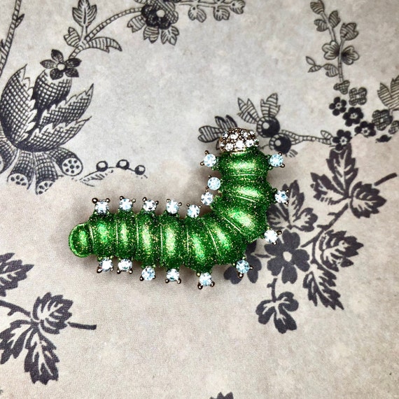 Caterpillar brooch best sale
