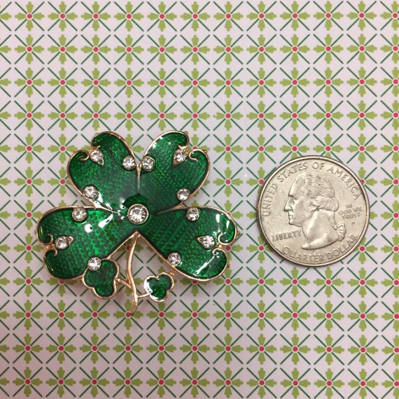 Ferreve St. Patrick's Day Lapel Pins - 70 Pcs Green Enamel Four Leaf Clover Brooches - View #10