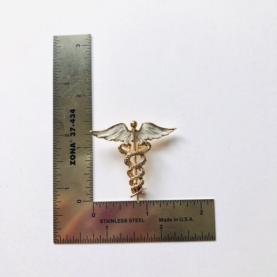 Staff of Hermes Caduceus Medical Doctor Symbol of Medicine Medical Snakes Wings Greek Mythology Brooch Lapel Surgery Student Gift A1432 Etsy