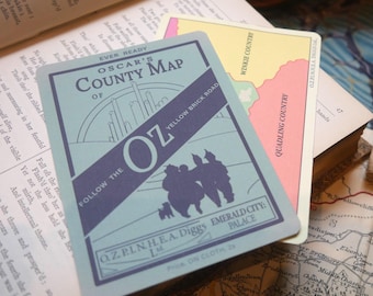 The Wizard of Oz - County Map Bookmark
