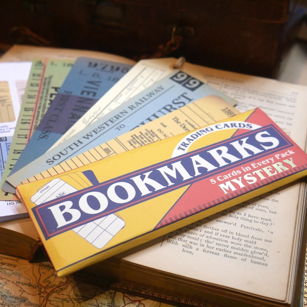 Trading Card Bookmark Collection - Mystery Pack of Five