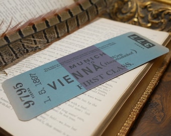 Bram Stoker's Dracula Bookmark - Jonathan Harker's Train Ticket