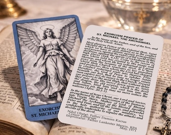 The Exorcist Prayer Card Bookmark