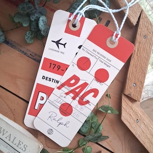 Lord of the Flies - Ralph's Vintage Plane Luggage Tag Bookmark