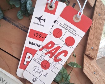 Lord of the Flies - Ralph's Vintage Plane Luggage Tag Bookmark