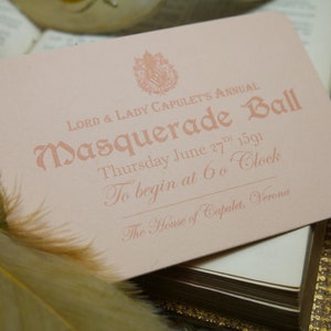 William Shakespeare's Romeo & Juliet Bookmark - Invitación frustrada al baile del capuleto