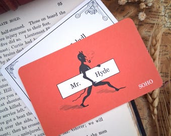 Dr Jekyll and Mr Hyde's Calling Card Bookmark