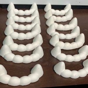 Resin Cast Fursuit Teeth (READ DESC)