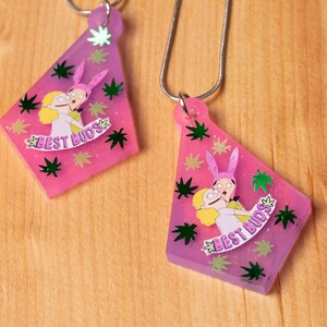 Millie & Louise &#39;Best Buds&#39; BFF Necklace Set #2 - Glow in the Dark - Bob&#39;s Burgers