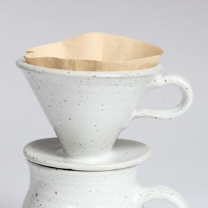 Kaffeefilter klein weiß für Papierfilter 2