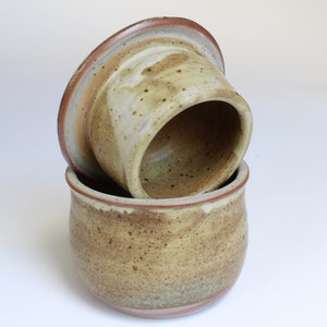 Butter cooler small brown-salt glazed