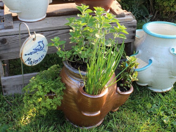 pflanztöpfe halbrund Outdoor Pflanztopf für Garten und Terrasse in Grün main image 1