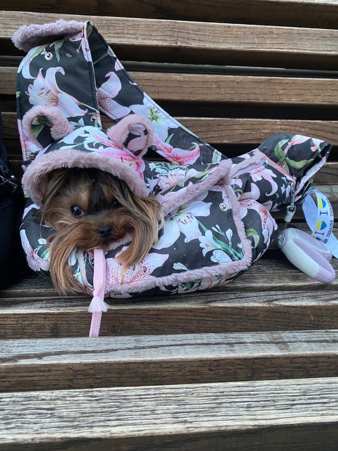 Teacup Dog Carrier Purse With Hat Crossbody Dog Purse Etsy