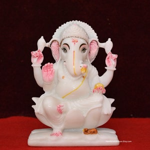 Ganesha Idol/ For Ganesh Chaturthi/ Living Room & Pooja Room/ Home Decor/ Pristine Indian Art Form