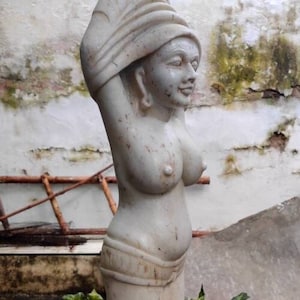 Lady Sculpture | Marble Sculpture | Art Piece | Collectibles | Home Decor | Room Decor | Birthday Gift | Anniversary