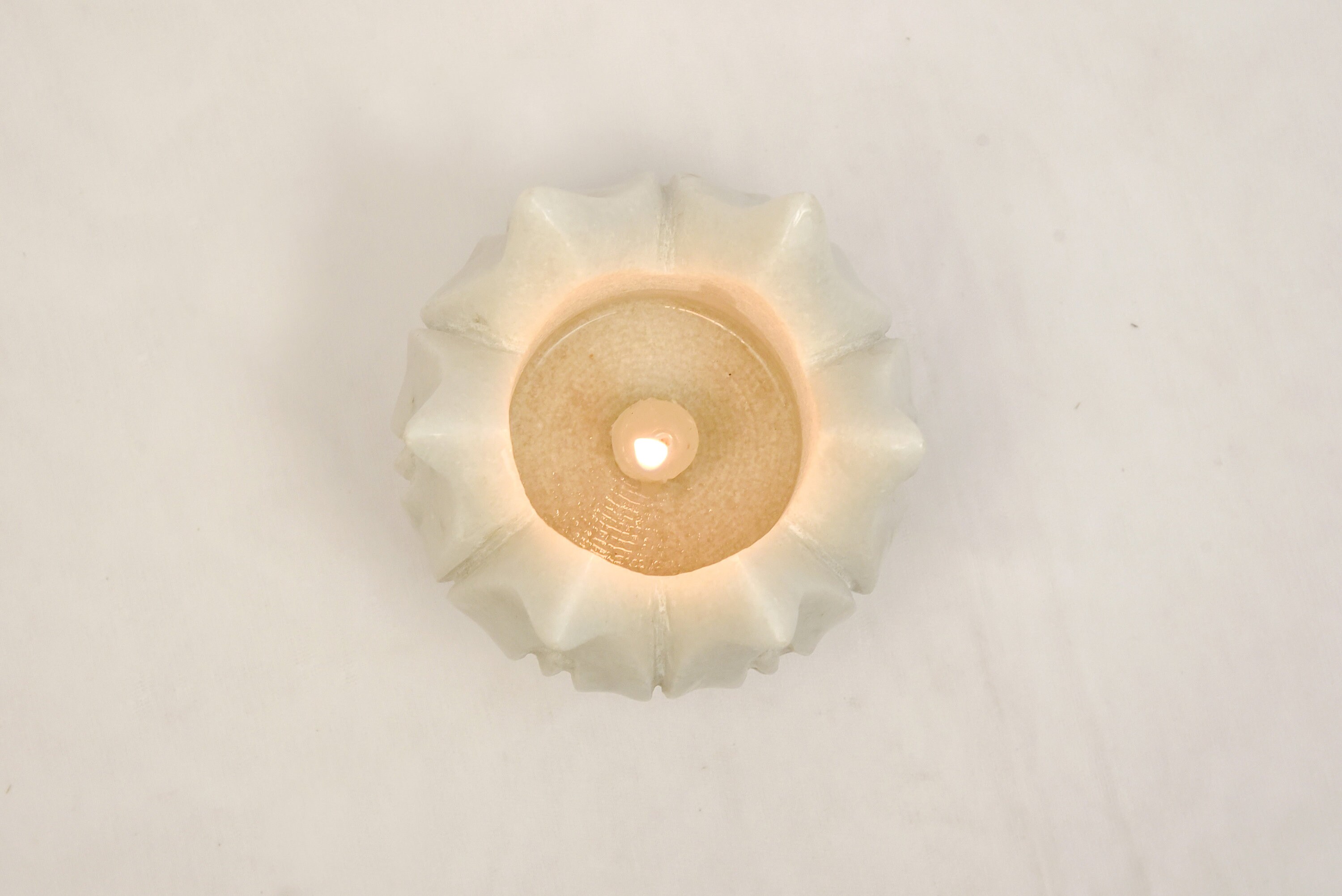 Marble Candle Holder Lotus Candle Holder Handcarved Marble Etsy