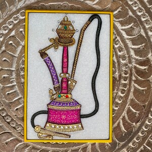 Sheesah | Hukkah | Marble Paintings | Home Decor | Art Object | Home Improvements | Hand Painted | Rajasthani Art