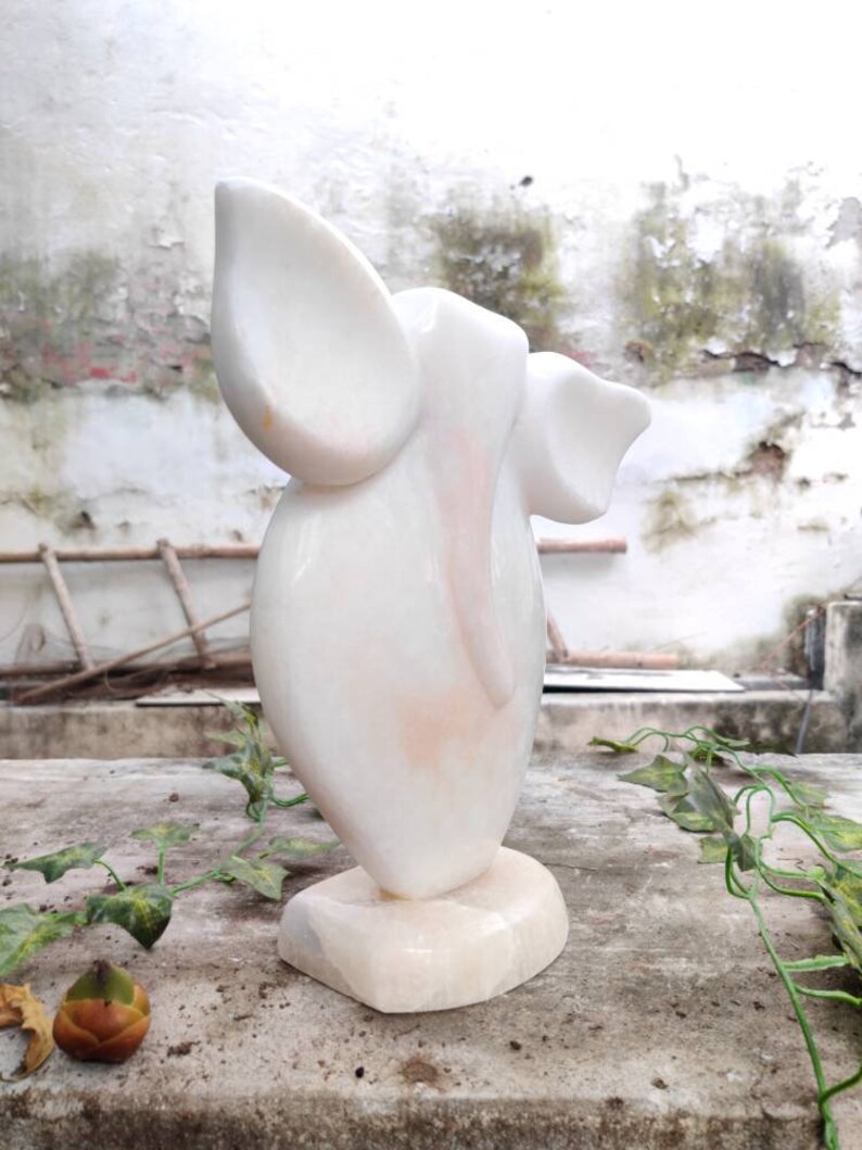 Onyx marble Elephant shaped art object Handcrafted sculpture living room guest room decor birthday gift decorative statue collectibles