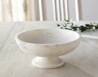 HandCrafted Marble Bowl /Antique Bowl/ Fruit Bowl/ Vintage Dish/ Decorative Flower Bowl/ HouseWarming Wedding Gift / Art Object