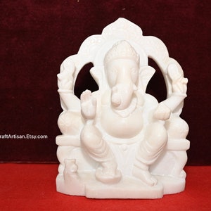 Ganesha Idol/ For Ganesh Chaturthi/ Living Room & Pooja Room/ Home Decor/ Pristine Indian Art Form