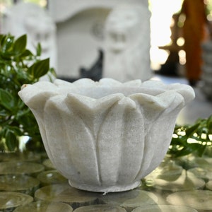 HandCrafted Marble Bowl, Natural Bowl , Flower Bowl , Birthday Gift