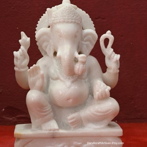 Ganesha Idol/ For Ganesh Chaturthi/ Living Room & Pooja Room/ Home Decor/ Pristine Indian Art Form