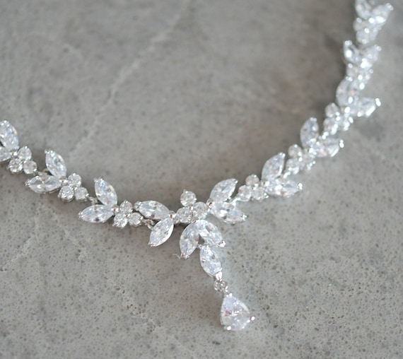 Bridal Necklace Set Wedding Jewelry Necklace for Bride Wedding Necklace Bridal Necklace and Earrings