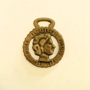 Vintage Pferd Messing Pony Messing - Königin Eliabeth II Silber Jubiläum 1952-1977