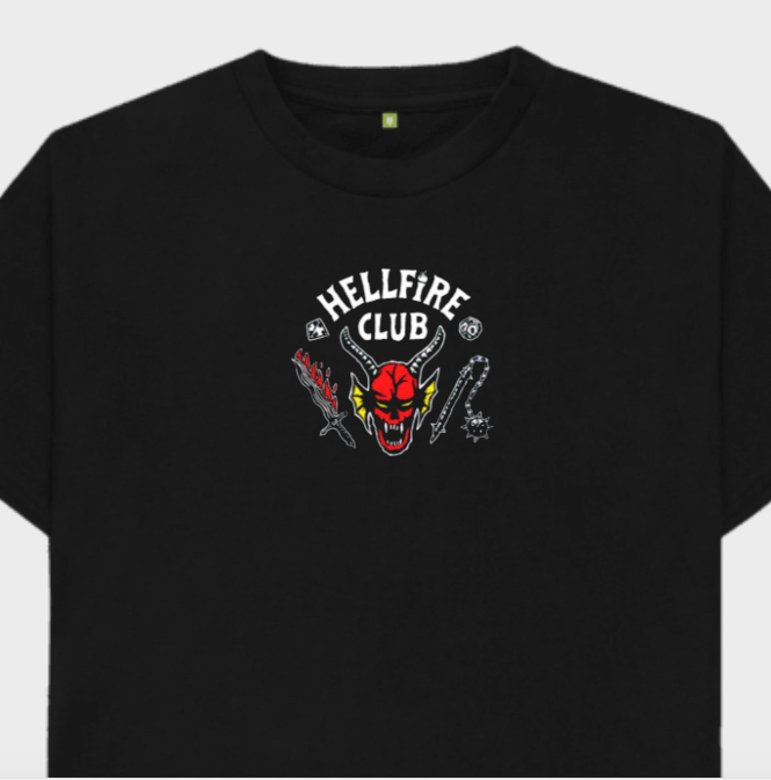 Hellfire Club Embroidered Shirt Stranger Things | Etsy