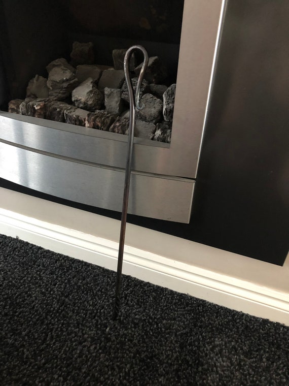 Hand Forged Toasting Fork Decorative Hand Made Fire Pit Tool Etsy