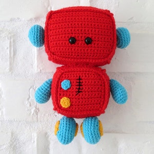 Stuffed Robot Scar Buddy CHD Awareness Heart Warrior Heart Surgery kid Custom First Birthday gift Crochet plush robot baby boy girl son