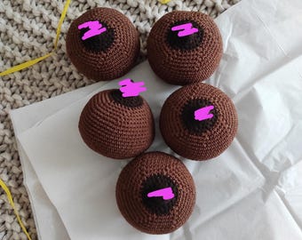 Breast demonstration model for lactation, Crochet gift for Breastfeeding Consultant Midwife or Doula, Antenatal Teaching