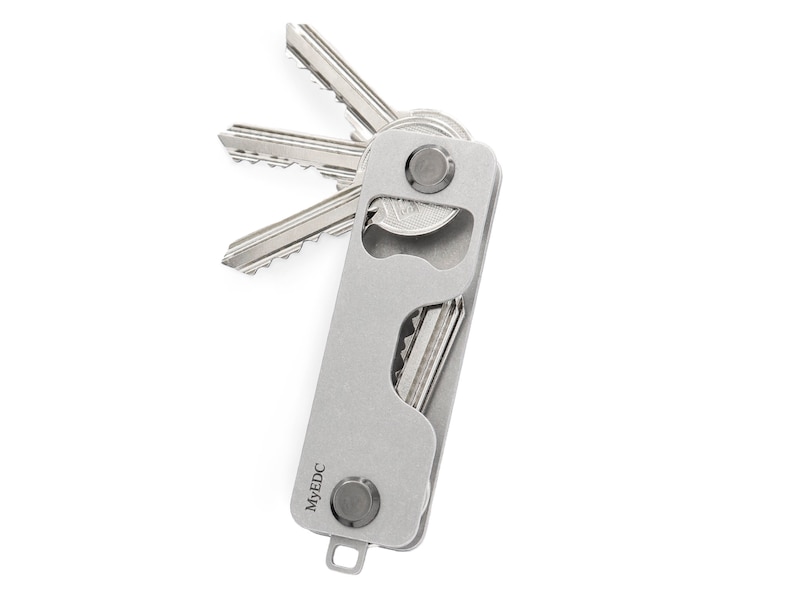 Myedc Minimalist Key Organizer, Stanless Steel EDC Keychain, Key Holder