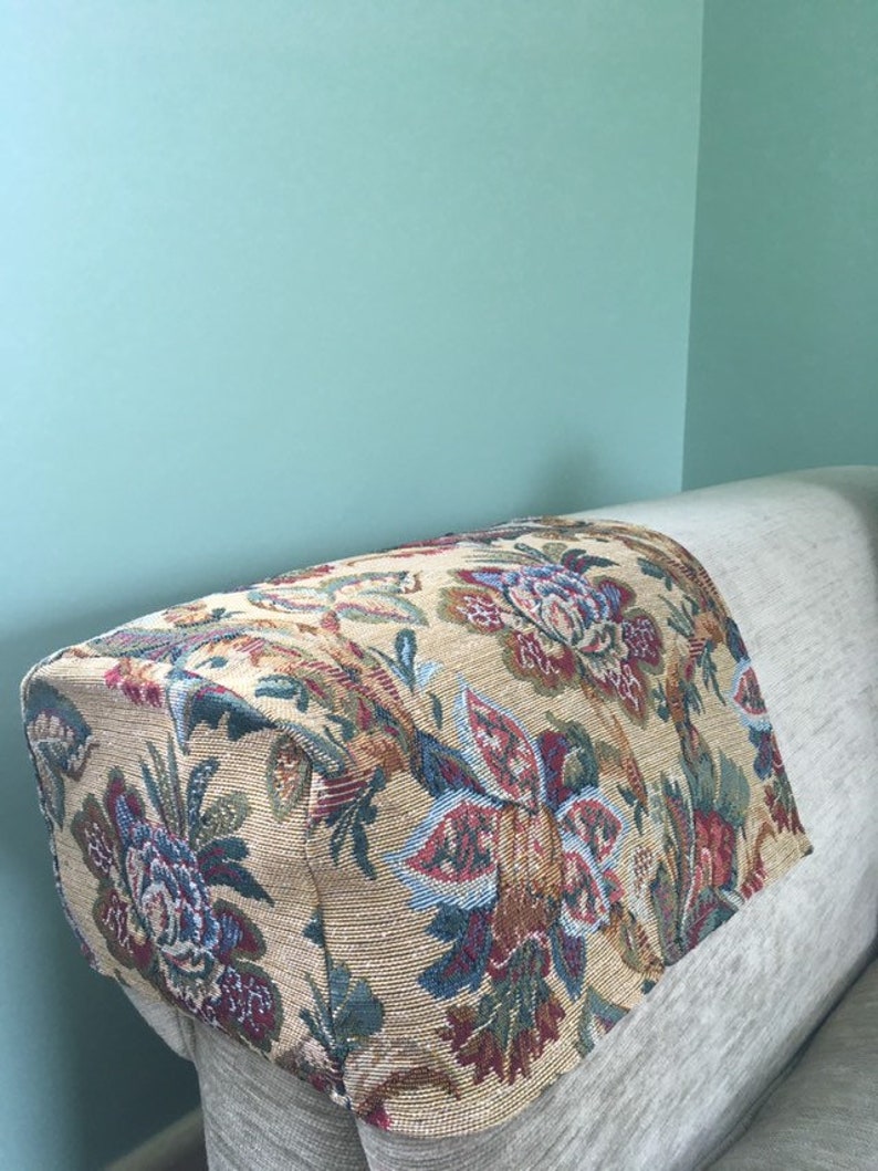 Pippa Furniture Protector Tapestry Flower Detail Fabric Etsy