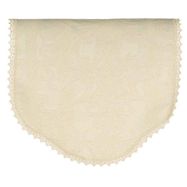 Olivia Furniture protectors. Standard and mini sizes. Jacquard  fabric with Nottingham lace.