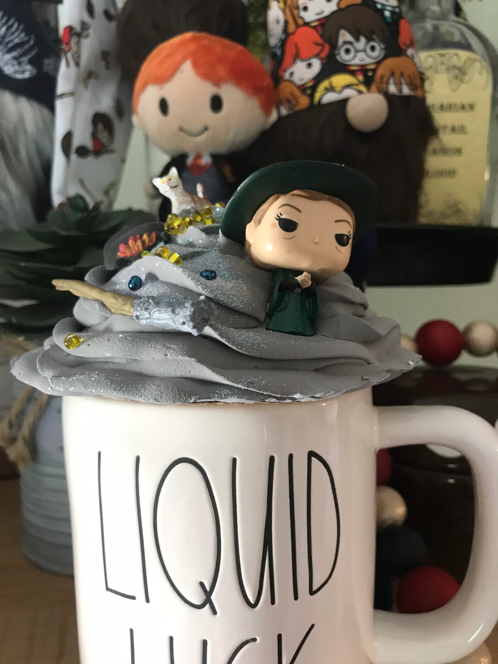 Harry Potter Custom Rae Dunn Mug Toppers Etsy
