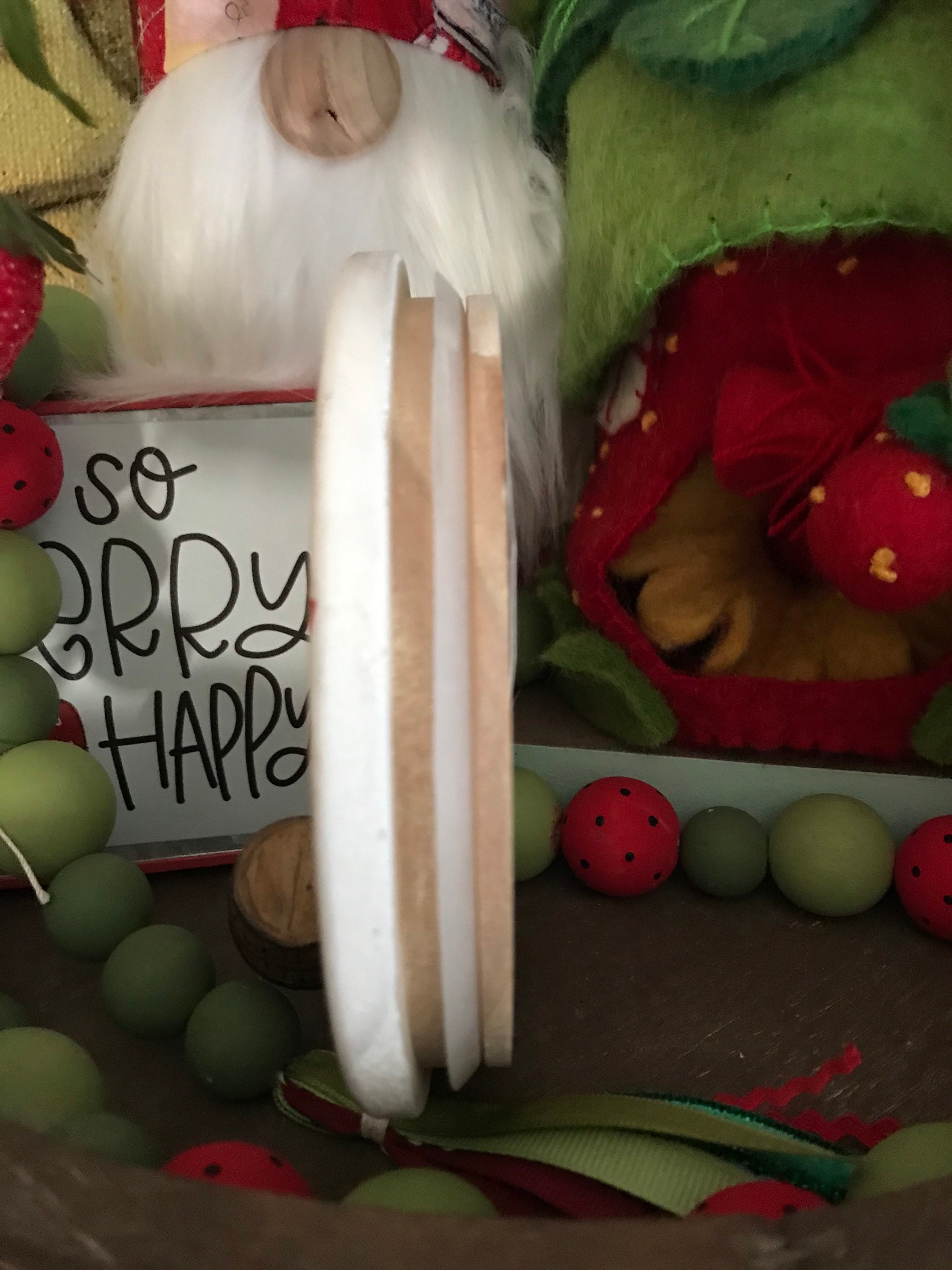 Strawberry Bushel madera signoRae Dunn inspirado acento hogar Etsy