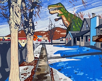 tyra's neighbourhood fine art print