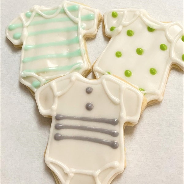 Gender Neutral Baby Shower Cookies Etsy