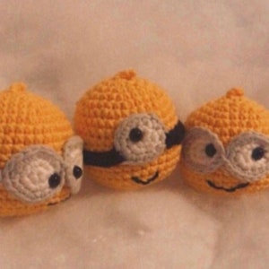 Minion Keychain for Birthday  Favor  / Handmade Crochet Minion Baby Shower Favor / Minion Birthday Goodie| Gift Bag & Tag