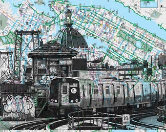 Subway Art Print | Etsy
