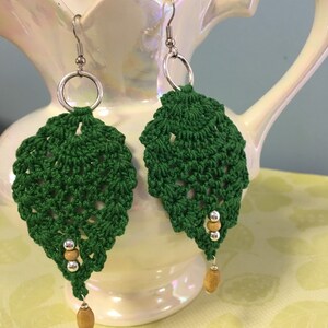 Green Pineapple Earrings