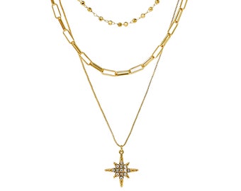 Collana Sole In Argento Sterling 925 Con Pietra Dell'Amore - 100 Lingue "Ti Amo" - Regalo Per Donne