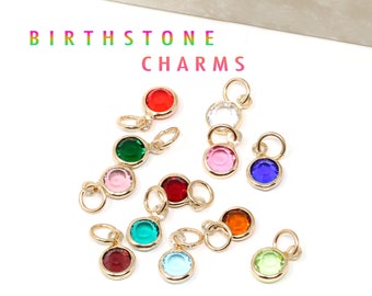 Birthstone Charms, Adding More Birthstone Charms, Gift For Her, Bridesmaid Gifts, Birthstone Gifts,Personalized Jewelry