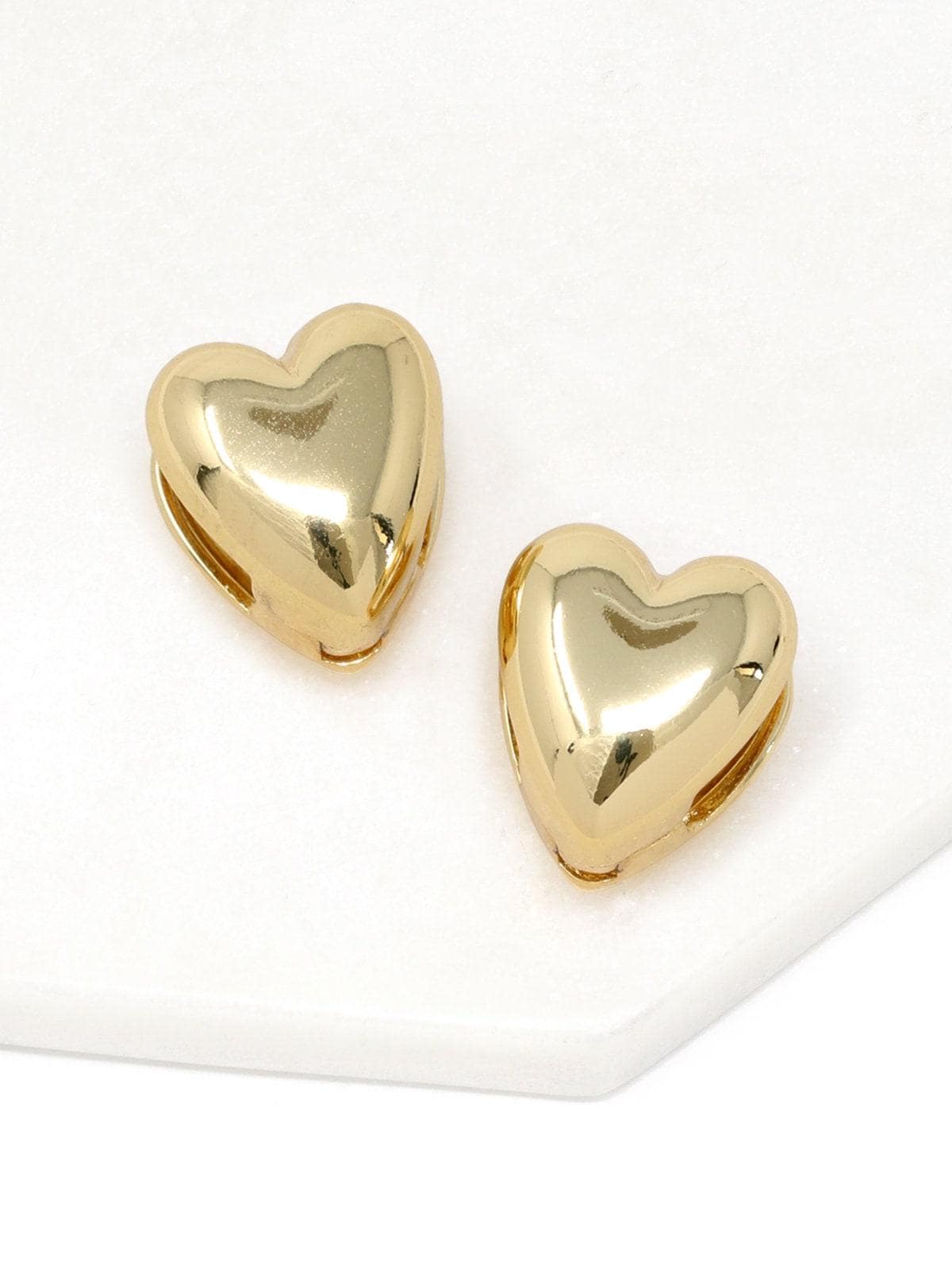 Puffy Heart Earrings - Etsy