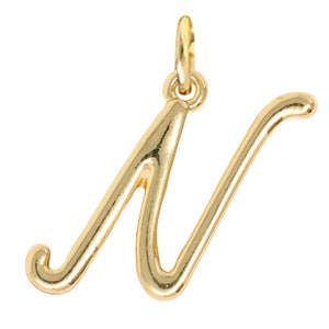 Script Initial Letter Charms, Adding More Initial Charms, Gift for Her ...
