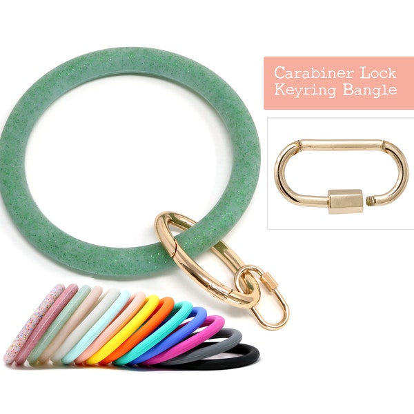 Armband met karabijnsluiting, siliconen sleutelhanger, sleutelhanger armband, schoudertasje sleutelhanger, armband sleutelhanger, siliconen polsband, cadeaus voor haar